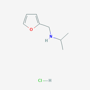 molecular formula C8H14ClNO B3146898 [(Furan-2-yl)methyl](propan-2-yl)amine hydrochloride CAS No. 610309-77-8
