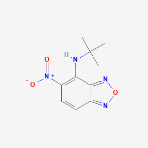 molecular formula C10H12N4O3 B314699 N-tert-butyl-5-nitro-2,1,3-benzoxadiazol-4-amine 