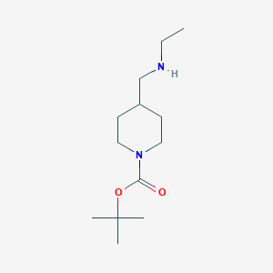 molecular formula C13H26N2O2 B3147096 Tert-butyl 4-((ethylamino)methyl)piperidine-1-carboxylate CAS No. 614745-80-1