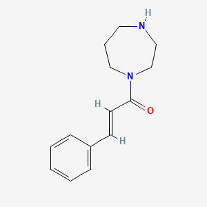 molecular formula C14H18N2O B3147256 1-(1,4-Diazepan-1-yl)-3-phenylprop-2-en-1-one CAS No. 61903-22-8