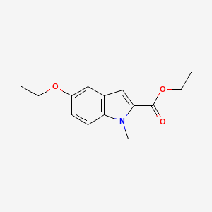molecular formula C14H17NO3 B3147263 Ethyl 5-ethoxy-1-methyl-1H-indole-2-carboxylate CAS No. 61905-90-6