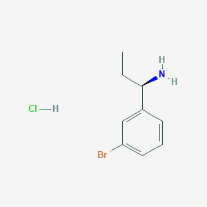 molecular formula C9H13BrClN B3147456 (R)-1-(3-Bromophenyl)propan-1-amine hydrochloride CAS No. 623143-33-9