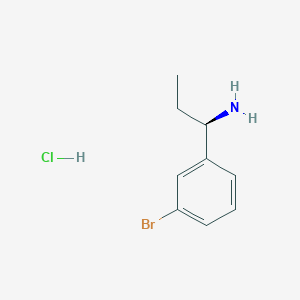 B3147456 (R)-1-(3-Bromophenyl)propan-1-amine hydrochloride CAS No. 623143-33-9