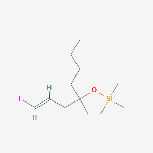 1-Iodo-4-methyl-4-trimethylsilyloxy-trans-1-octene