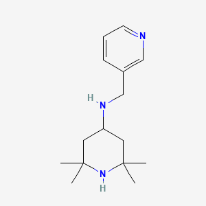molecular formula C15H25N3 B3147554 Pyridin-3-ylmethyl-(2,2,6,6-tetramethyl-piperidin-4-yl)-amine CAS No. 626213-12-5
