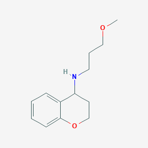 molecular formula C13H19NO2 B3147564 Chroman-4-yl-(3-methoxy-propyl)-amine CAS No. 626214-33-3