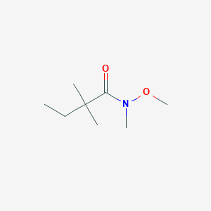 2,2,N-trimethyl-N-methoxy-butyramide