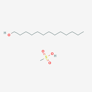 molecular formula C14H32O4S B3147609 1-Tridecanol, methanesulfonate CAS No. 62732-69-8