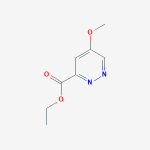 molecular formula C8H10N2O3 B3147631 Ethyl 5-methoxypyridazine-3-carboxylate CAS No. 627525-71-7