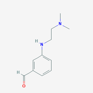molecular formula C11H16N2O B3147662 3-(2-Dimethylaminoethylamino)benzaldehyde CAS No. 628325-57-5
