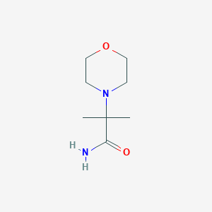 molecular formula C8H16N2O2 B314774 2-Morpholin-4-yl-isobutyramide 
