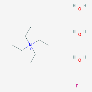molecular formula C8H26FNO3 B3147779 Tetraethylammonium fluoride trihydrate CAS No. 63123-00-2