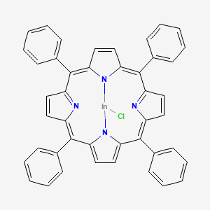 molecular formula C44H28ClInN4 B3147788 indium(III) 5,10,15,20-(tetraphenyl)porphyrin chloride CAS No. 63128-70-1