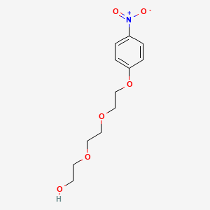 molecular formula C12H17NO6 B3147789 2-(2-(2-(4-Nitrophenoxy)ethoxy)ethoxy)ethanol CAS No. 63134-26-9