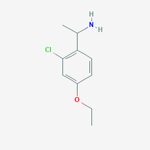 1-(2-Chloro-4-ethoxyphenyl)ethanamine