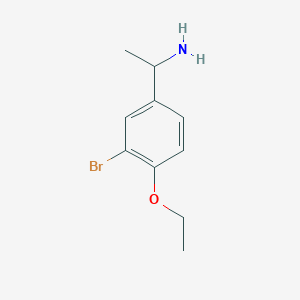 1-(3-Bromo-4-ethoxyphenyl)ethanamine
