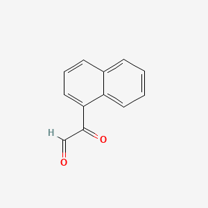 molecular formula C12H8O2 B3147988 2-(NAPHTHALEN-1-YL)-2-OXOACETALDEHYDE CAS No. 63464-85-7