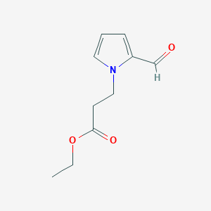 ethyl 3-(2-formyl-1H-pyrrol-1-yl)propanoate