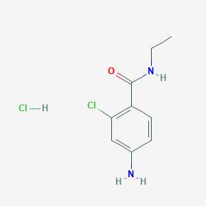 B3148007 4-Amino-2-chloro-N-ethylbenzamide hydrochloride CAS No. 63498-00-0