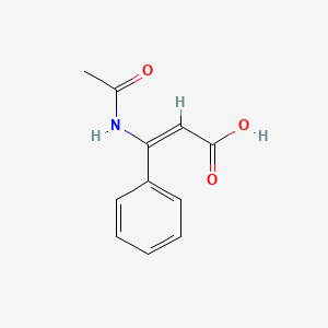 molecular formula C11H11NO3 B3148085 3-Acetamido-3-phenylacrylic acid CAS No. 6362-74-9