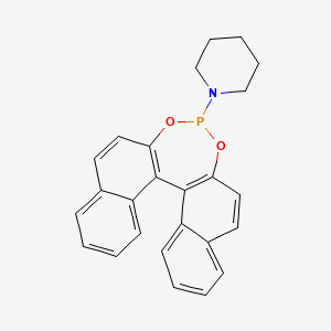 B3148101 1-(Dinaphtho[2,1-d:1',2'-f][1,3,2]dioxaphosphepin-4-yl)piperidine CAS No. 636559-55-2