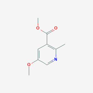 molecular formula C9H11NO3 B3148186 Methyl 5-methoxy-2-methylnicotinate CAS No. 63820-73-5