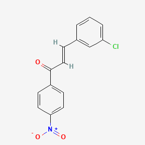 (E)-3-(3-chlorophenyl)-1-(4-nitrophenyl)prop-2-en-1-one