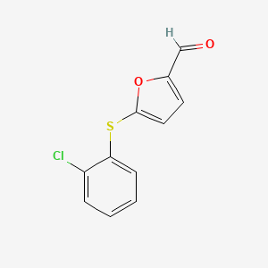 5-[(2-Chlorophenyl)thio]-2-furylaldehyde