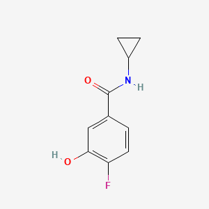 3-hydroxy-4-fluoro-N-cyclopropylbenzamide