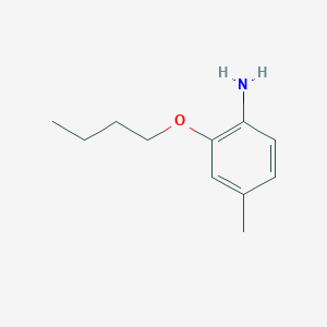 molecular formula C11H17NO B3148275 2-Butoxy-4-methylaniline CAS No. 640767-76-6