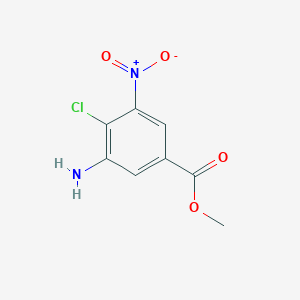 Methyl 3-amino-4-chloro-5-nitrobenzoate