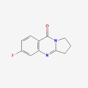 6-Fluoro-2,3-dihydro-1h-pyrrolo[2,1-b]quinazolin-9-one
