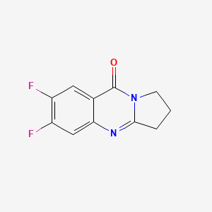 6,7-Difluoro-2,3-dihydropyrrolo[2,1-b]quinazolin-9(1H)-one