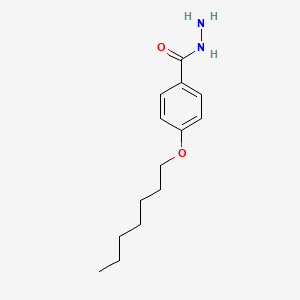 molecular formula C14H22N2O2 B3148359 4-(Heptyloxy)benzohydrazide CAS No. 64328-64-9
