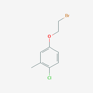 molecular formula C9H10BrClO B3148386 4-(2-Bromoethoxy)-1-chloro-2-methylbenzene CAS No. 6440-89-7