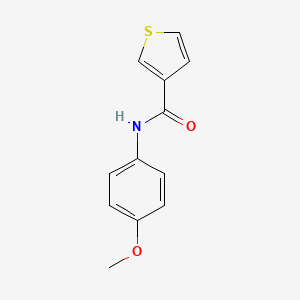 molecular formula C12H11NO2S B3148404 N-(4-methoxyphenyl)thiophene-3-carboxamide CAS No. 64419-15-4