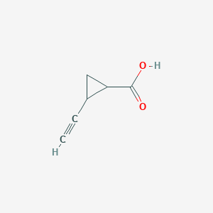 molecular formula C6H6O2 B3148598 2-Ethynylcyclopropanecarboxylic acid CAS No. 65131-31-9