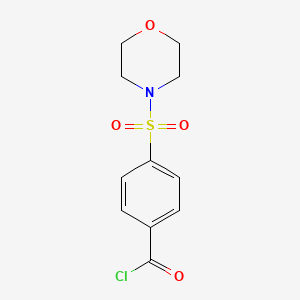 molecular formula C11H12ClNO4S B3148717 4-(Morpholine-4-sulfonyl)-benzoyl chloride CAS No. 654682-86-7