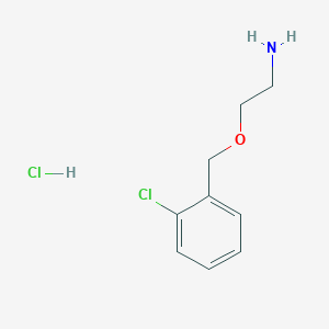 2-[(2-Chlorophenyl)methoxy]ethan-1-amine hydrochloride