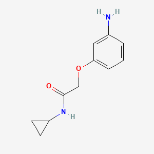 2-(3-Aminophenoxy)-N-cyclopropylacetamide