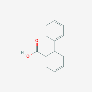 molecular formula C13H14O2 B3149234 6-Phenylcyclohex-3-ene-1-carboxylic acid CAS No. 66879-03-6