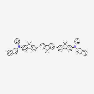 7-[7-[9,9-Dimethyl-7-(N-naphthalen-2-ylanilino)fluoren-2-yl]-9,9-dimethylfluoren-2-yl]-9,9-dimethyl-N-naphthalen-2-yl-N-phenylfluoren-2-amine