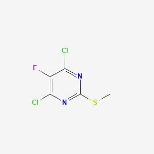 molecular formula C5H3Cl2FN2S B3149290 4,6-Dichloro-5-fluoro-2-(methylthio)pyrimidine CAS No. 6693-07-8