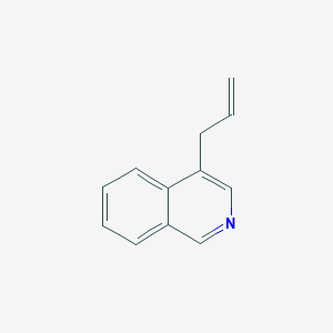 molecular formula C12H11N B3149302 4-Allylisoquinoline CAS No. 66967-18-8