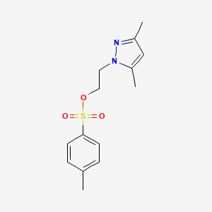2-(3,5-dimethyl-1H-pyrazol-1-yl)ethyl 4-methylbenzene-1-sulfonate