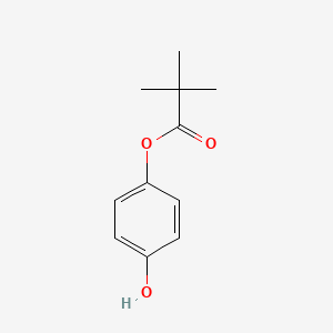 molecular formula C11H14O3 B3149437 4-Hydroxyphenyl pivalate CAS No. 67258-88-2
