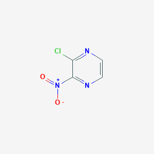 molecular formula C4H2ClN3O2 B031495 2-Chloro-3-nitropyrazine CAS No. 87885-43-6