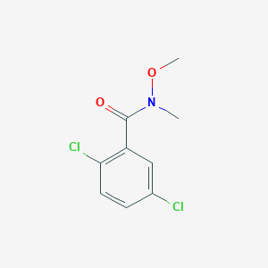 molecular formula C9H9Cl2NO2 B3149586 2,5-dichloro-N-methoxy-N-methylbenzamide CAS No. 674346-55-5