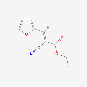 molecular formula C10H9NO3 B3149588 Ethyl 2-Cyano-3-(2-furanyl)acrylate CAS No. 67449-75-6
