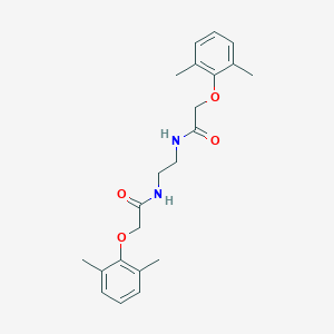 molecular formula C22H28N2O4 B031497 N,N'-(Ethane-1,2-diyl)bis(2-(2,6-dimethylphenoxy)acetamide) CAS No. 651294-97-2